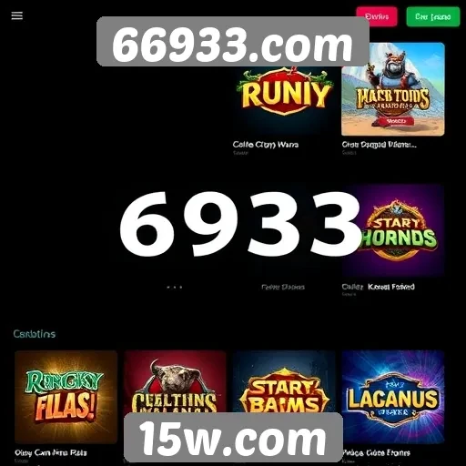 Comparação de jogos populares disponíveis em 66933.com
